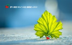 新萝卜家园win7简体优化版64位v2021.12